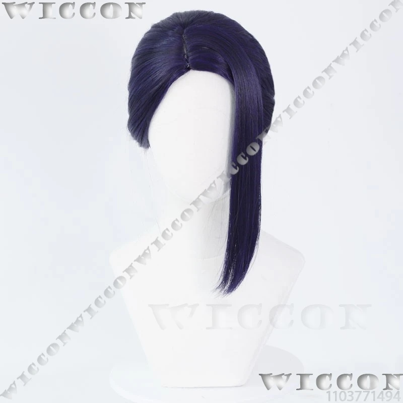 Anime Cosplay Blue Hair - x;3,f6'b7\g,Caitlyn Kiramman Arance S2, parrucca blu