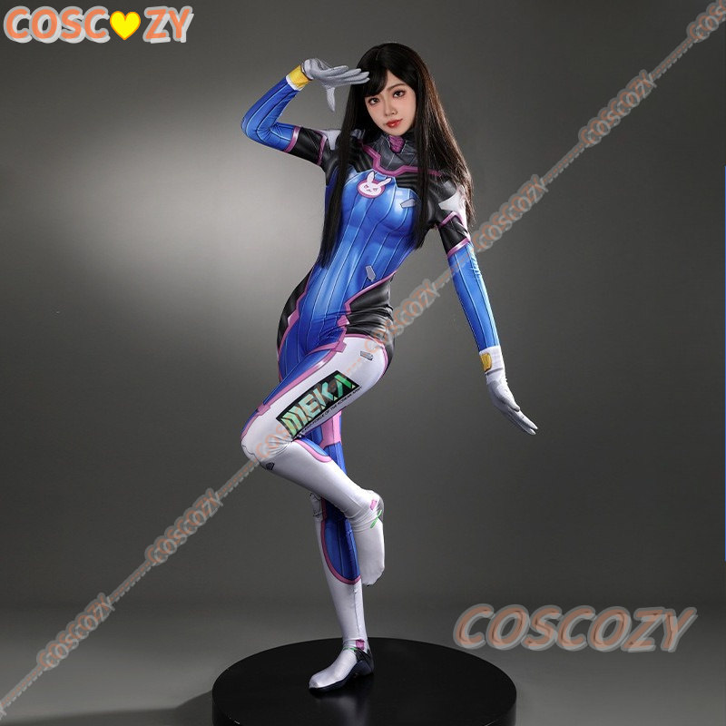 Anime Cosplay Jumpsuit - Costume Completo da Cosplay D.Va per