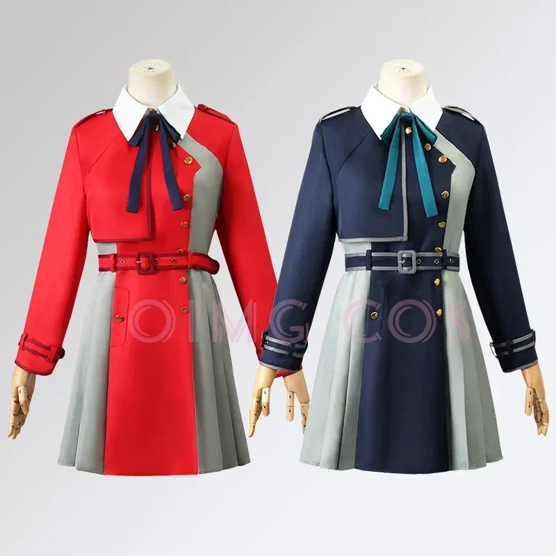 Anime Cosplay Jumpsuit - Costume Cosplay Nishikigi Chisato di Lycoris