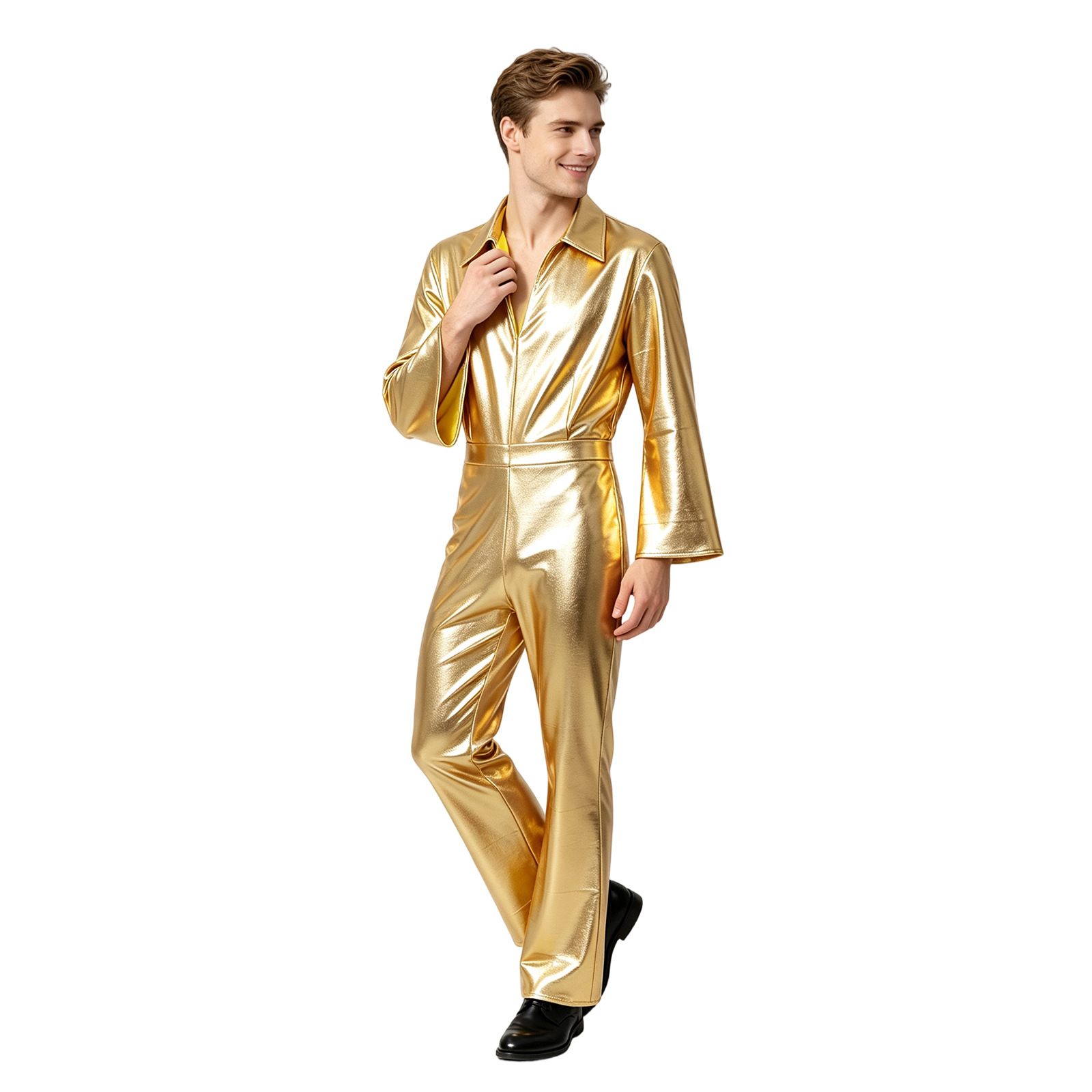 Tuta Metallizzata Dorata Lucid - Anime Cosplay Jumpsuit recensione e prezzo
